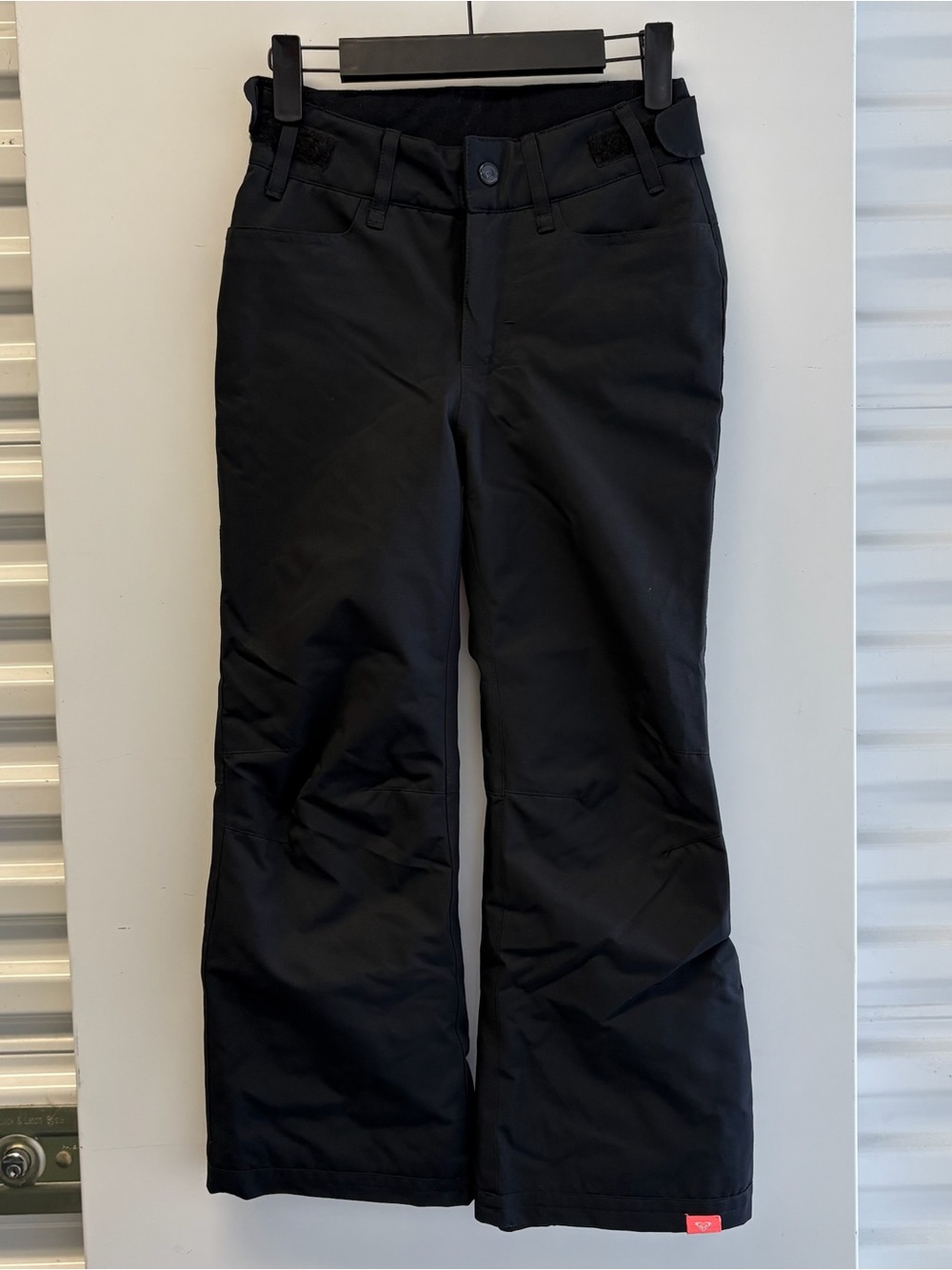 Roxy Black Kids Snow Pants with Slight Flare